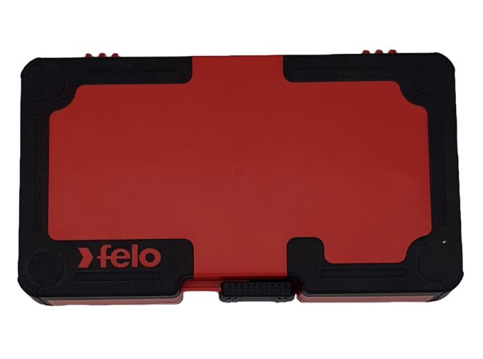Felo Отвертка диэлектрическая E-Smart с набором насадок 12 шт в кейсе 06391306