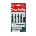 Набор пилок для лобзика по металлу Makita В-23 T118B 76мм 5шт Набор пилок для лобзика по металлу Makita В-23 T118B 76мм 5шт