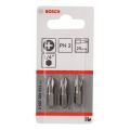 Набор бит Bosch PH2х25мм 3шт (511) Набор бит Bosch PH2х25мм 3шт (511)