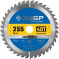 ЗУБР Оптима, 255 x 30 мм, 40Т, пильный диск по дереву, Профессионал (36903-255-30-40) ЗУБР Оптима, 255 x 30 мм, 40Т, пильный диск по дереву, Профессионал (36903-255-30-40)