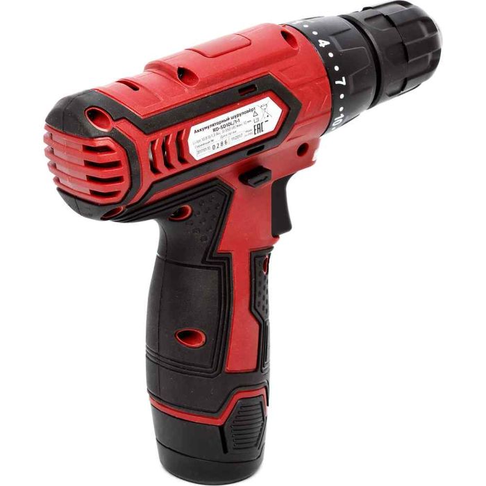 Аккумуляторная дрель-шуруповерт REDVERG RD-SD10L/1-1