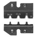Плашка опрессовочная: штекеры Micro-Fit™ Molex, AWG 30-26/24-22/20, 3 гнезда Плашка опрессовочная: штекеры Micro-Fit™ Molex, AWG 30-26/24-22/20, 3 гнезда