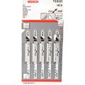 Набор пилок для лобзика по дереву Bosch T101D 100мм 5шт (032) Набор пилок для лобзика по дереву Bosch T101D 100мм 5шт (032)