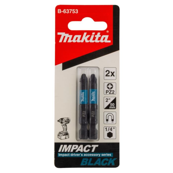 Бита Makita PZ2x50мм 2шт (B-63753)