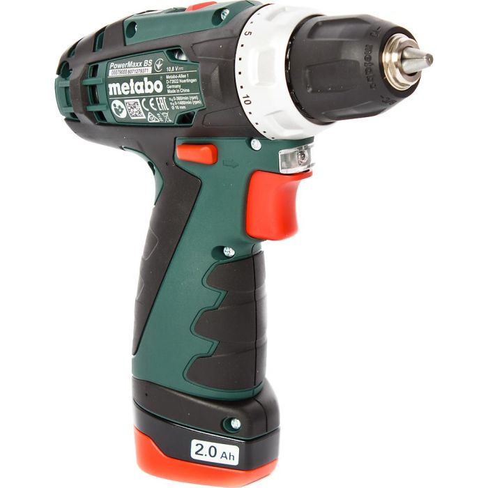 Аккумуляторная дрель-шуруповерт Metabo PowerMaxx BS 600080500 (кейс)