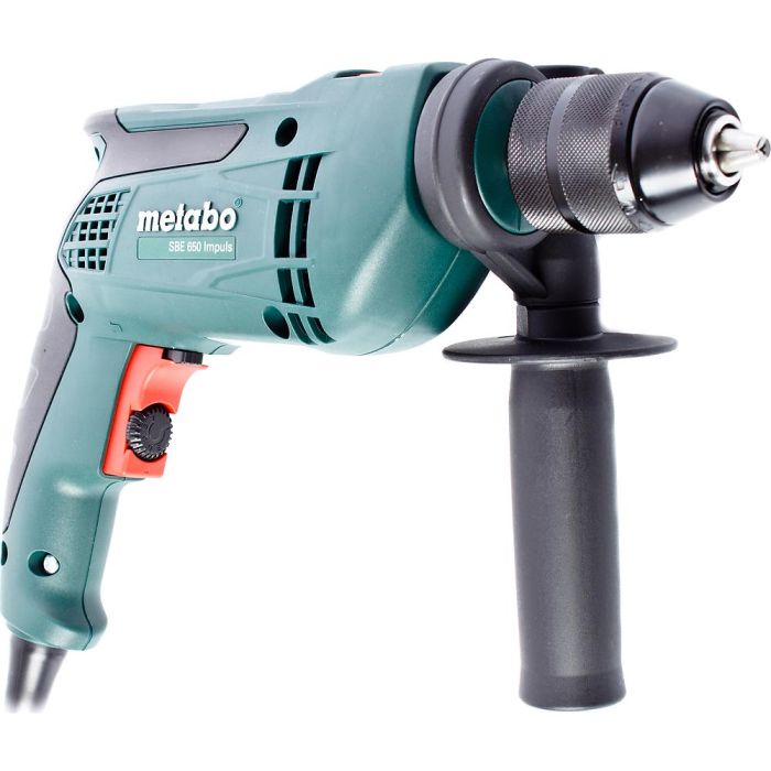 Сетевая дрель Metabo SBE 650 Impuls ударная (БЗП) 600672000
