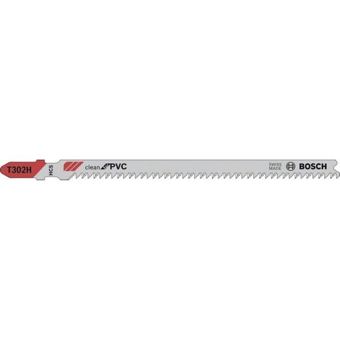 Набор пилок для лобзика по ПВХ Bosch T302H CleanPVC 132мм 3шт (447)