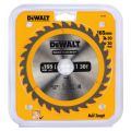 Диск пильный по дереву DeWalt CONSTRUCT DT1937 165х30мм 30T Диск пильный по дереву DeWalt CONSTRUCT DT1937 165х30мм 30T