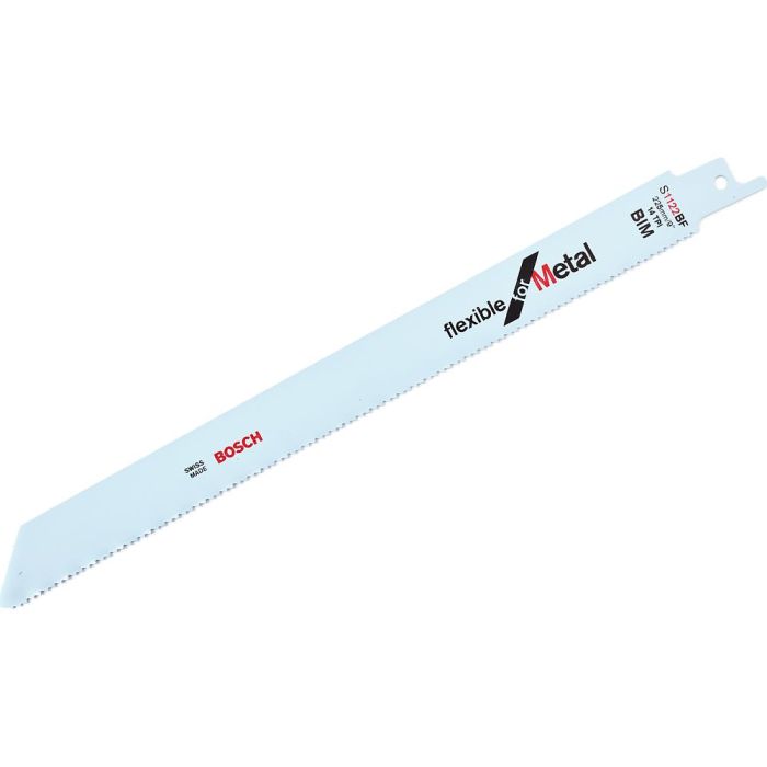 Полотно для сабельной пилы по металлу Bosch S1122 BF 225мм 5шт (019)