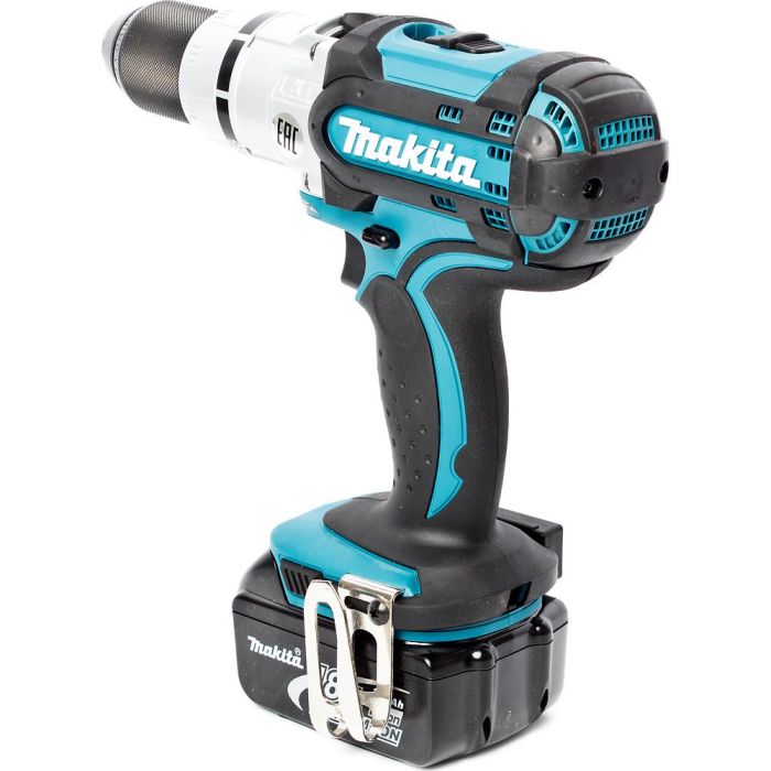 Аккумуляторная дрель-шуруповерт Makita DHP454RFE ударная