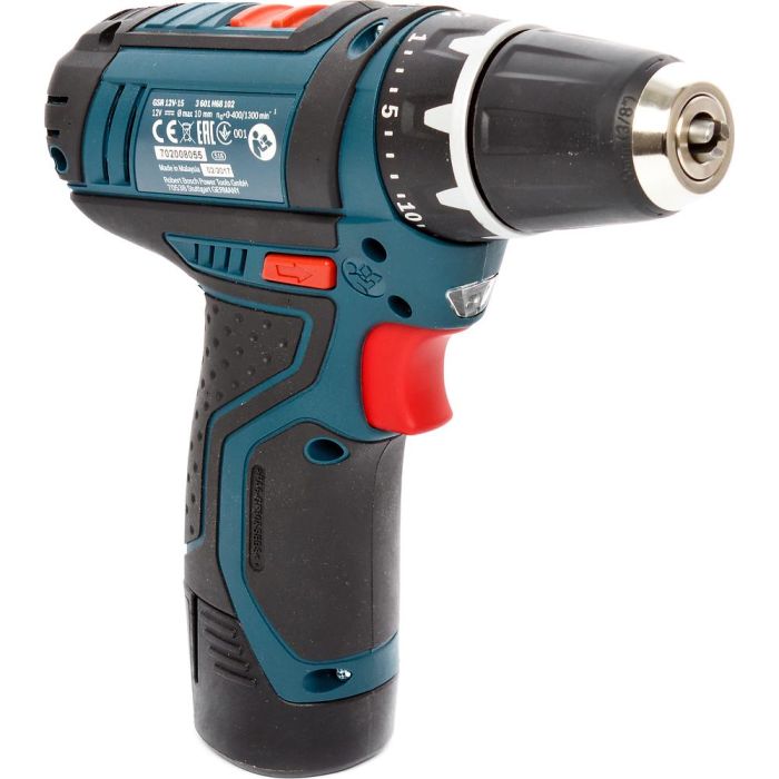 Аккумуляторная дрель-шуруповерт Bosch GSR 12 V-15