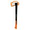 Набор Fiskars топор Х25 + нож строительный CarbonMax