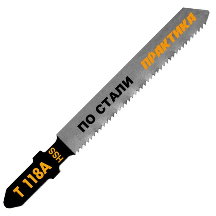 Пилка для лобзика по стали Практика T118A 76мм 2шт (034-472)