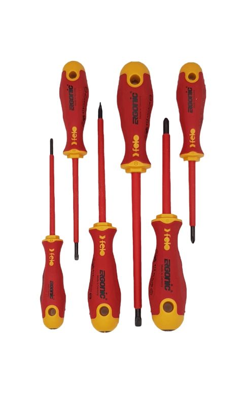 Набор диэлектрических отверток Felo Ergonic, 6 шт, 41396198