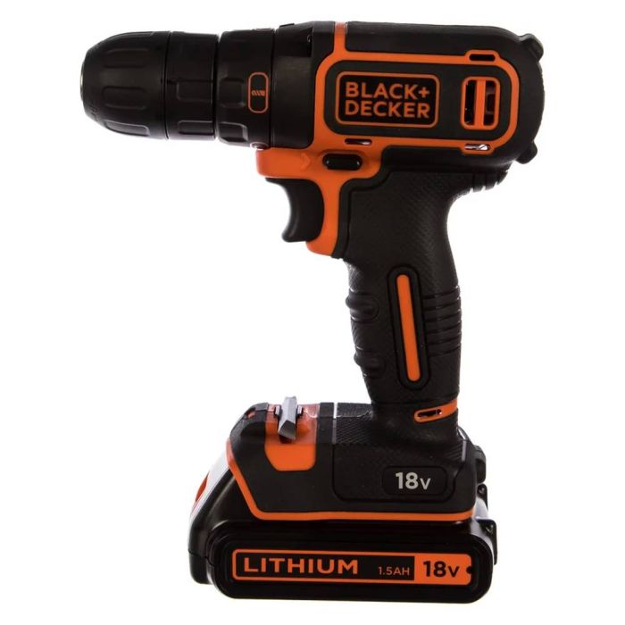 Аккумуляторная дрель-шуруповерт Black&Decker BDCDC18K1B