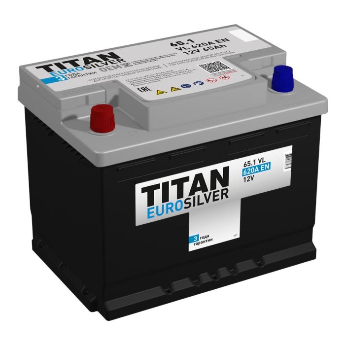 Аккумулятор TITAN EUROSILVER 6CT-65.1 VL