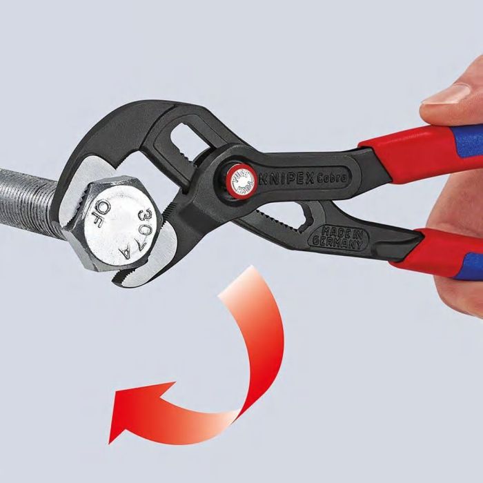 COBRA QuickSet клещи переставные, зев 70 мм, длина 300 мм, фосфатированные, обливные ручки, SB