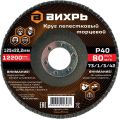 Круг лепестковый торцевой Вихрь 125x22.2 мм, Р40 Круг лепестковый торцевой Вихрь 125x22.2 мм, Р40