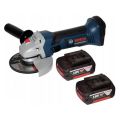 Машина шлифовальная угловая аккумуляторная Bosch GWS 18-125 V-LI ( 2x4Ah / L-Boxx ) Машина шлифовальная угловая аккумуляторная Bosch GWS 18-125 V-LI ( 2x4Ah / L-Boxx )