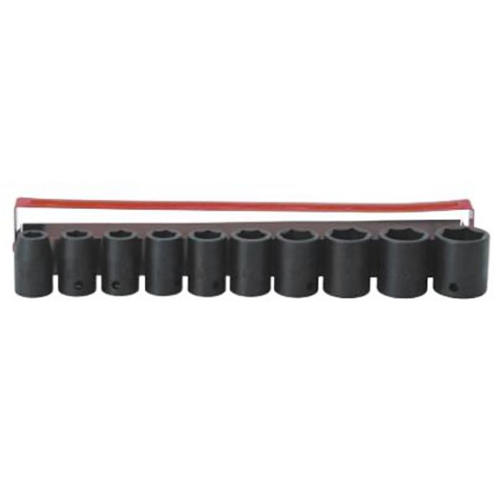 Набор головок ударных Sumake SIS-4401 1/2" (10 шт) CR-VA удлиненные