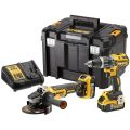 Набор аккумуляторных инструментов DeWalt DCK2080P2T (Шуруповерт DCD796 + МШУ DCG405) Набор аккумуляторных инструментов DeWalt DCK2080P2T (Шуруповерт DCD796 + МШУ DCG405)