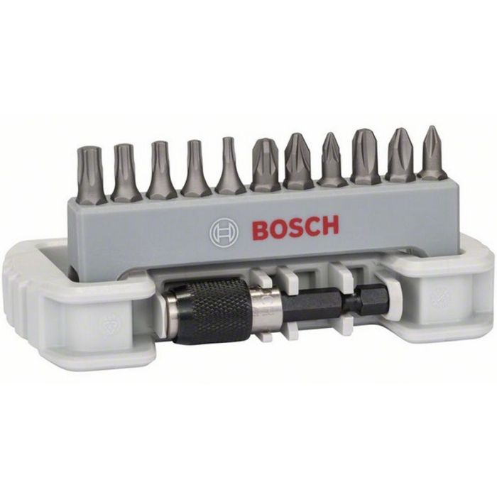 Набор бит Bosch + быстросменный держатель 12шт (129)