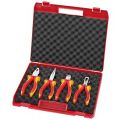 RED Electric Set 1 Набор VDE диэлектрического инструмента в пластиковом кейсе, 4 пр., KN-1106160, KN RED Electric Set 1 Набор VDE диэлектрического инструмента в пластиковом кейсе, 4 пр., KN-1106160, KN