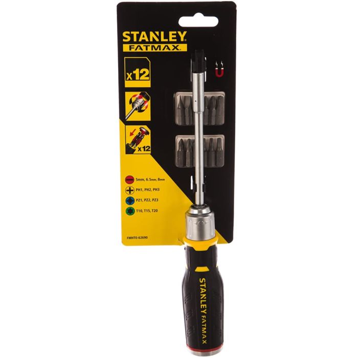 Набор отвертка с битами STANLEY 13 предметов FMHT0-62690