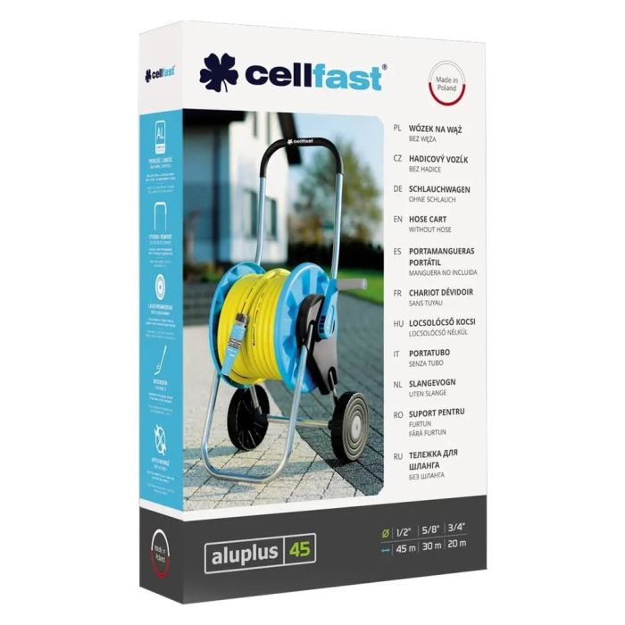 Тележка для шланга Cellfast ALUPLUS 1/2” 45 м