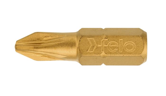 Felo Бита крестовая серия TiN PZ 1X25, 10 шт 02101070