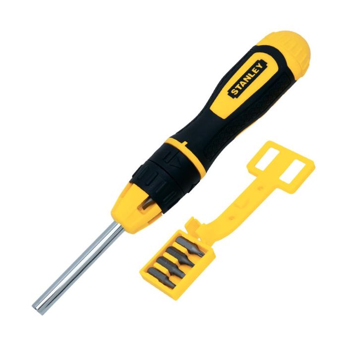 Набор отвертка с битами STANLEY Multibit 11 предметов 0-68-010