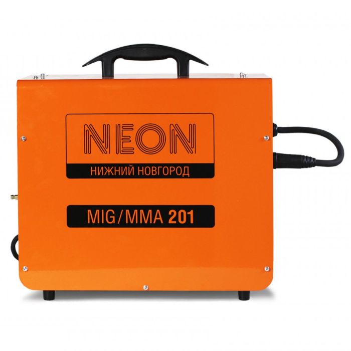 Аппарат сварочный инверторный NEON ВД-201 ПДГ полуавтомат