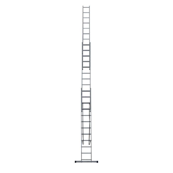 Лестница алюминиевая STAIRS трехсекционная 3x12 ступеней (AL312)