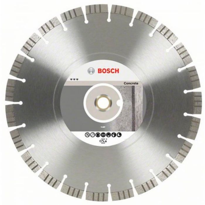 Диск алмазный по бетону Bosch Bf Concrete 350х25.4/20мм (658)