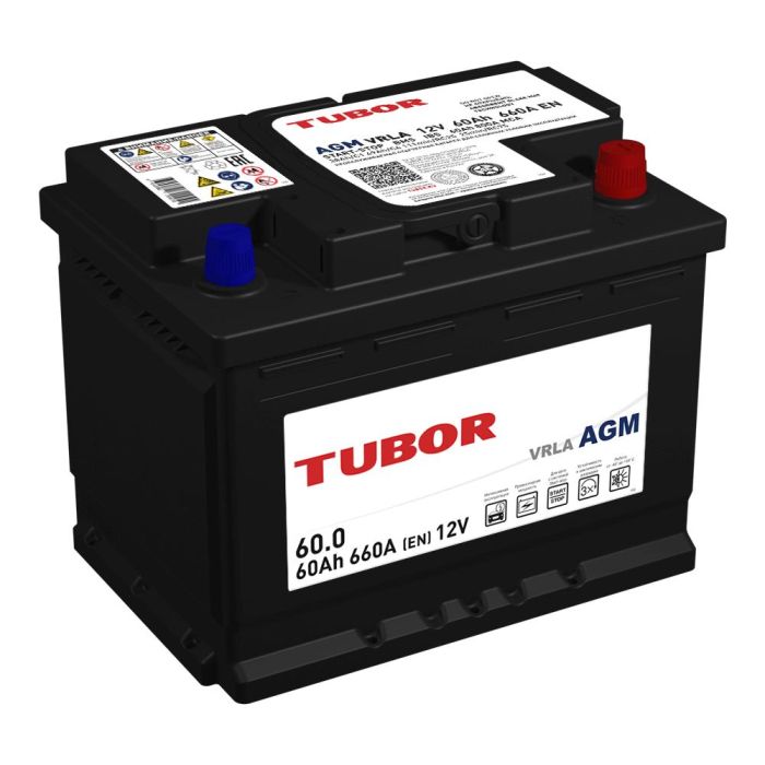 Аккумулятор TUBOR AGM 6СТ-60.0 VRLA