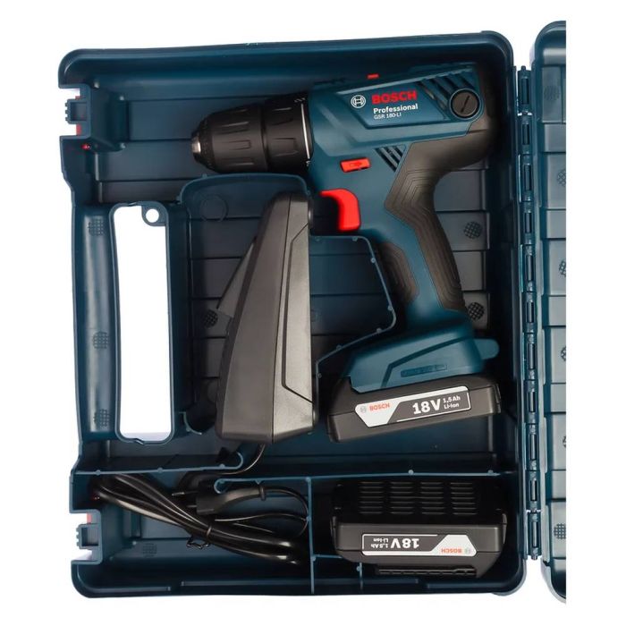 Аккумуляторная дрель-шуруповерт Bosch GSR 180-LI