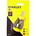 Набор отвертка с битами STANLEY Multibit stubby 7 предметов 0-66-357 Набор отвертка с битами STANLEY Multibit stubby 7 предметов 0-66-357