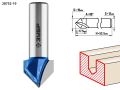 ЗУБР 19 x 17.5 мм, угол 90° мм, фреза пазовая галтельная V-образная, Профессионал (28752-19) ЗУБР 19 x 17.5 мм, угол 90° мм, фреза пазовая галтельная V-образная, Профессионал (28752-19)
