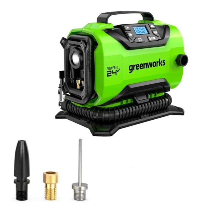 Компрессор аккумуляторный Greenworks ACG301 (без акк, без з/у)