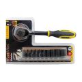 Набор STANLEY FatMax рукоятка с храповым механизмом + торцевые головки 1/4" 11 предметов 0-94-607 Набор STANLEY FatMax рукоятка с храповым механизмом + торцевые головки 1/4" 11 предметов 0-94-607