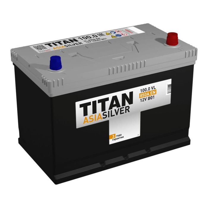 Аккумулятор TITAN ASIASILVER 6СТ-100.0 VL B01