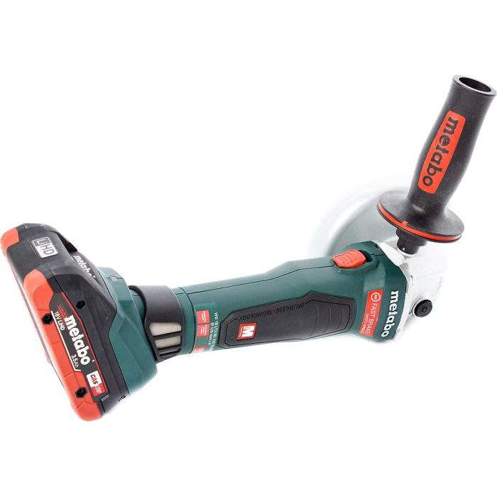 Машина шлифовальная угловая аккумуляторная Metabo WB 18 LTX BL 125 Quick