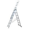 Лестница алюминиевая STAIRS трехсекционная 3x7 ступеней (AL307) Лестница алюминиевая STAIRS трехсекционная 3x7 ступеней (AL307)