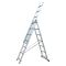 Лестница алюминиевая STAIRS трехсекционная 3x7 ступеней (AL307)