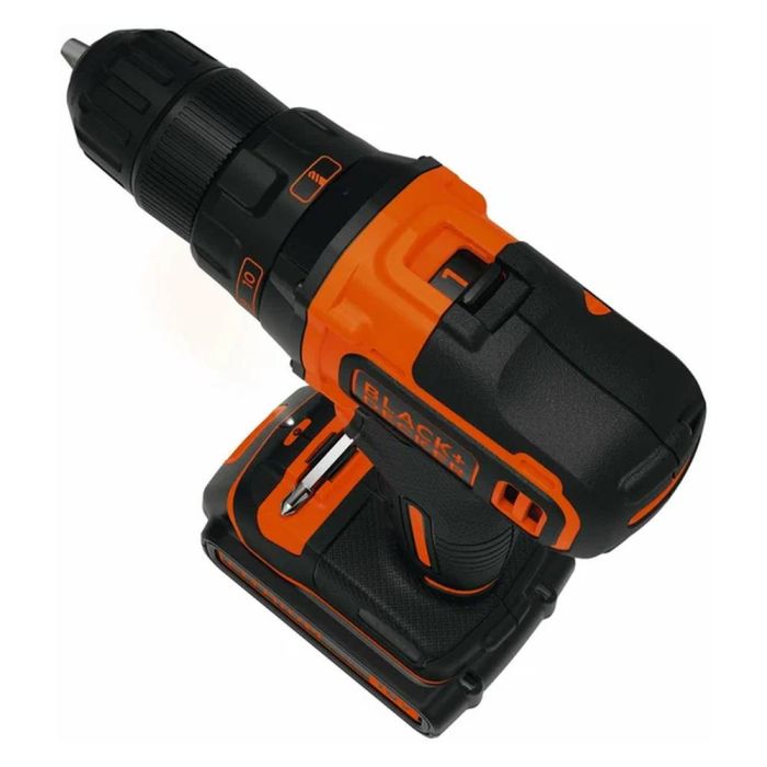 Аккумуляторная дрель-шуруповерт Black&Decker BDCHD18KB ударная