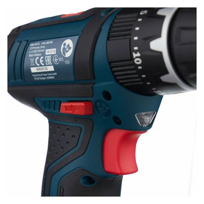 Аккумуляторная дрель-шуруповерт Bosch GSB 12V-15 ударная (без акк, без з/у)