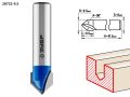 ЗУБР 9.5 x 9.5 мм, угол 90° мм, фреза пазовая галтельная V-образная, Профессионал (28752-9.5) ЗУБР 9.5 x 9.5 мм, угол 90° мм, фреза пазовая галтельная V-образная, Профессионал (28752-9.5)
