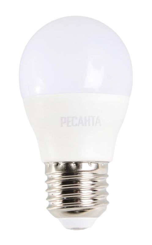 Лампа светодиодная Ресанта LL-R-G45-7W-230-4K-E27