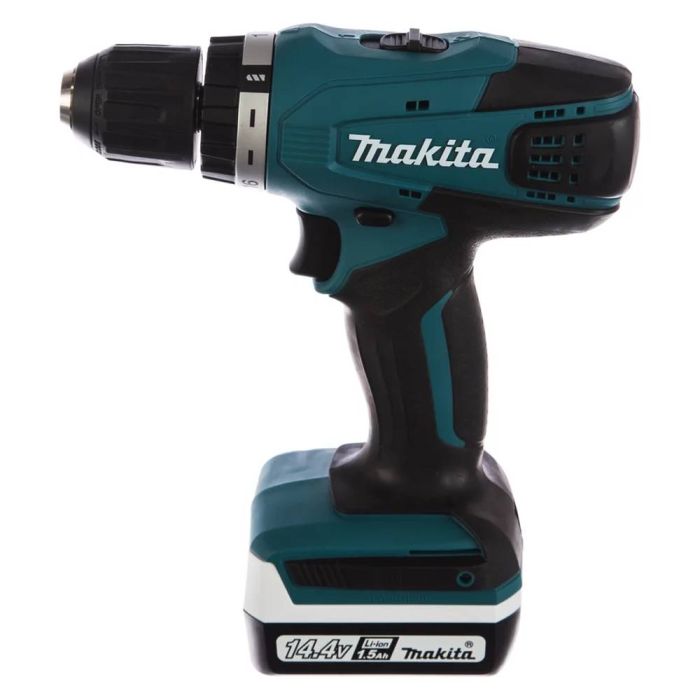 Аккумуляторная дрель-шуруповерт Makita DF347DWE + набор бит