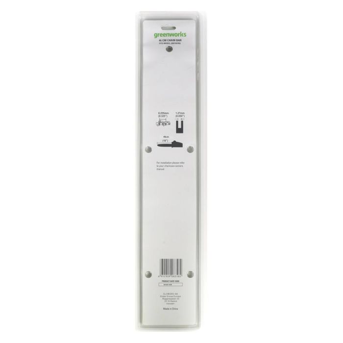 Шина Greenworks 46см 0.325" 1.27мм 62зв